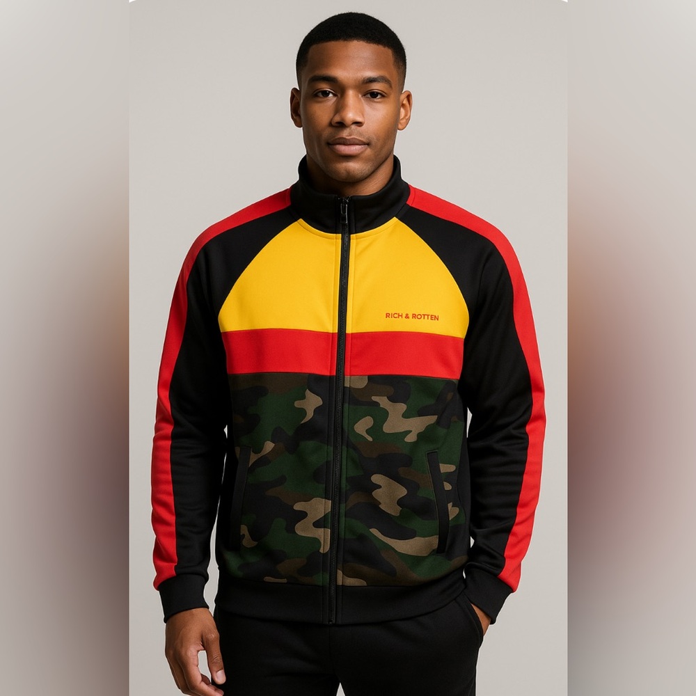 Men's Camouflage Bomber Jacket
